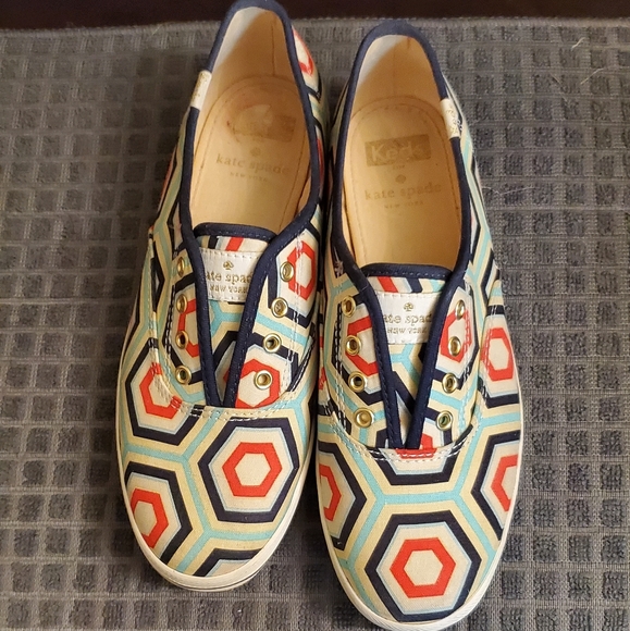 kate spade Shoes - Kate Spade Keds Slip-On Canvas Size 6